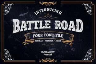 Battle Road: A Display Font With Raw Grit and Real Purpose