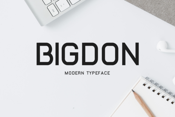 Bigdon Display Font: A Smart Typeface for Branding