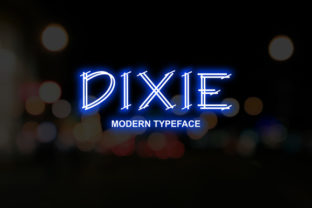 Dixie: A Hand-Lettered Display Font for Small Business Branding