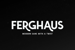 Ferghaus: A Playful Display Typeface for Editorial Design