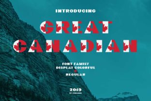 Great Canadian Family: A Bold Canada-Inspired Display Font