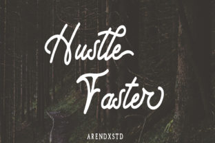 Hustle Faster: A Display Font for Editorial Flow