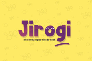 Jirogi: A Whimsical Display Font for Editorial Design
