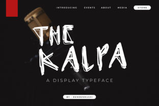 Kalpa: A Handwritten Font Full of Crafty Charm