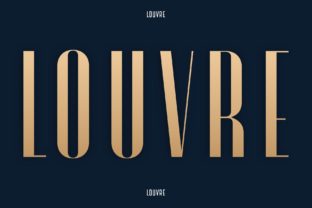 Louvre: A Display Font That Commands Attention