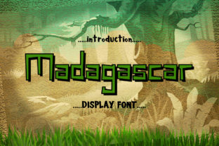 Madagascar: A Whimsical Display Font for Editorial Charm