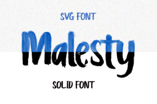 Malesty: A Bold Grunge Display Font for Editorial Projects