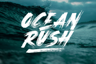 Ocean Rush: A Bold Display Font for Web Designers