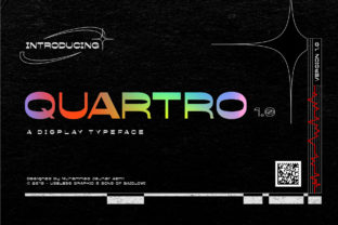 Quartro: A Smart Display Font for Makers and Shops