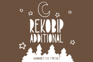 Rekobip Additional: A Charming Handwritten Font for Makers