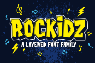 Rockidz: A Whimsical Handwritten Font for Editorial Design