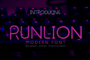 Runlion Display Font: Mood, Structure, and Editorial Style