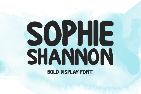 Sophie Shannon: A Handwritten Display Font for Modern Publishing