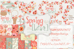 Spring Love: A Playful Display Font for Warm Branding