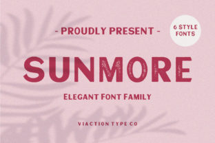 Sunmore: A Warm Display Font for Editorial Design