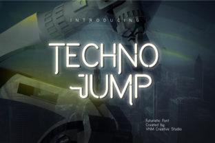 Techno Jump: A Futuristic Font for Sci-Fi Web Design