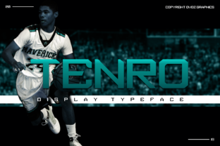 Tenro: A Bold Display Font for Makers and Craft Sellers